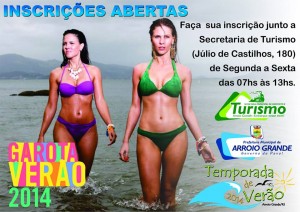 inscricoes garota verao 2014