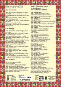 programação 28 Fejunahe