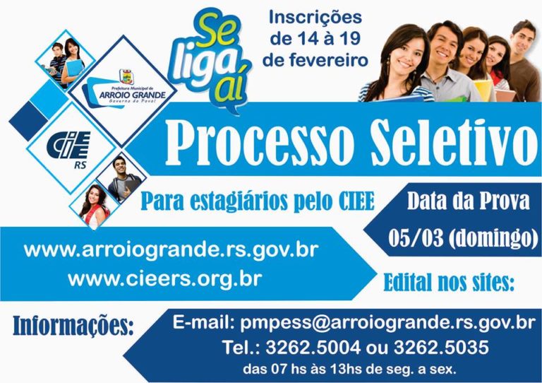 Inscrições estão abertas para o Processo Seletivo da Prefeitura de